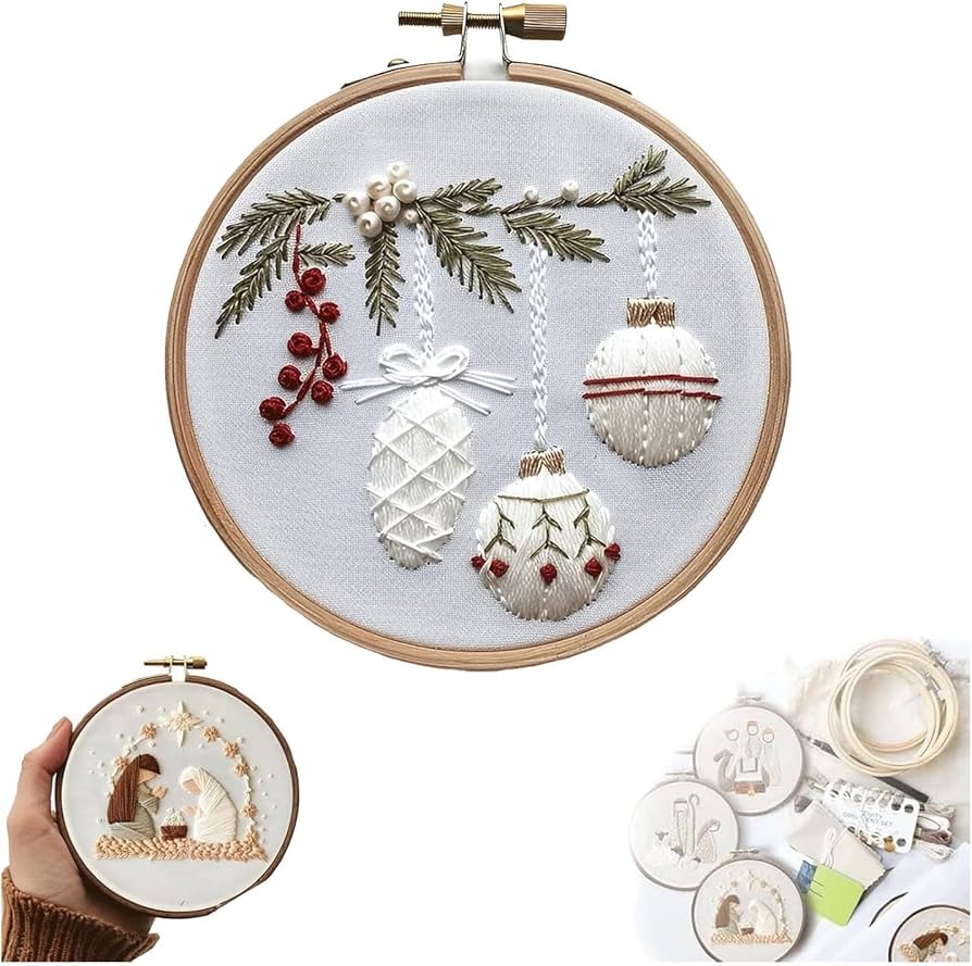 fermLiving クリスマス刺繍オーナメント 5個セット ferm living エルフ クリスマス 刺繍 オーナメント | mikasaya